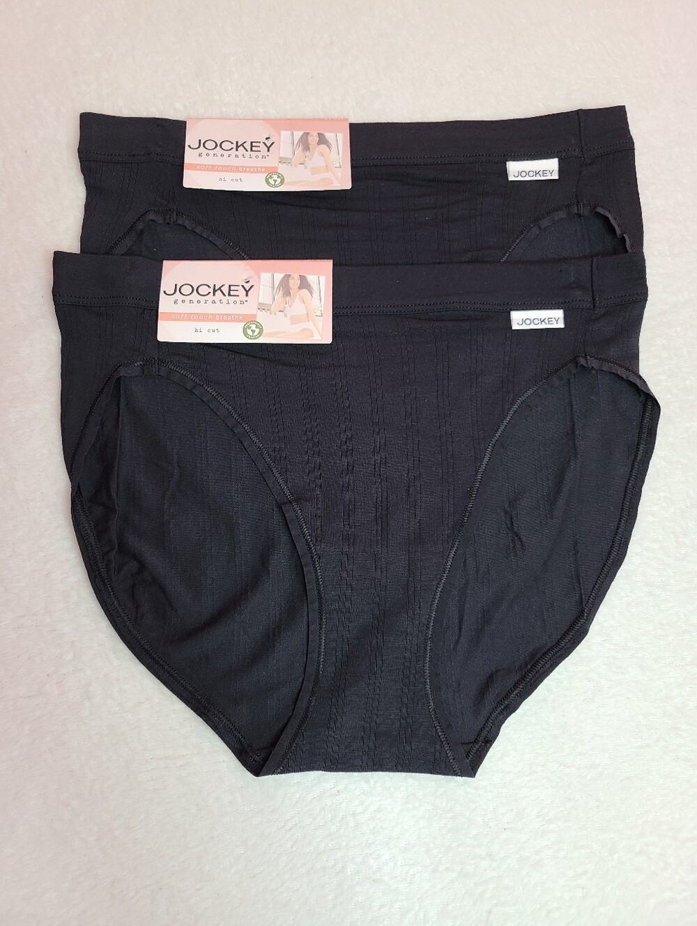 2pk Jockey Soft Touch Breathe Modal Classic Hi-cut Bikini Panties Size Sm